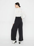 Pieces LOOSE PAPERBAG TROUSERS, Black, highres - 17102562_Black_004.jpg