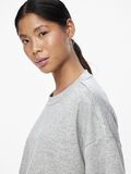 Pieces   PCCHILLI OVERSIZE FIT KORTÄRMAD TOPP, Light Grey Melange, highres - 17118870_LightGreyMelange_006.jpg