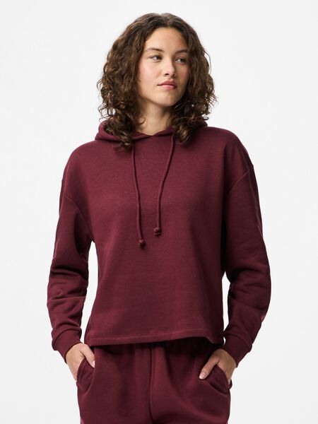 Pieces PCCHILLI HOODIE, Tawny Port, highres - 17113437_TawnyPort_003.jpg