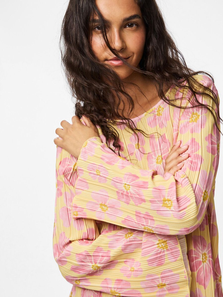 Carousel image - PCAMBER MIDI-JURK, Mellow Yellow | 4
