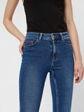 Pieces MID RISE SLIM FIT JEANS, Medium Blue Denim, highres - 17102091_MediumBlueDenim_006.jpg