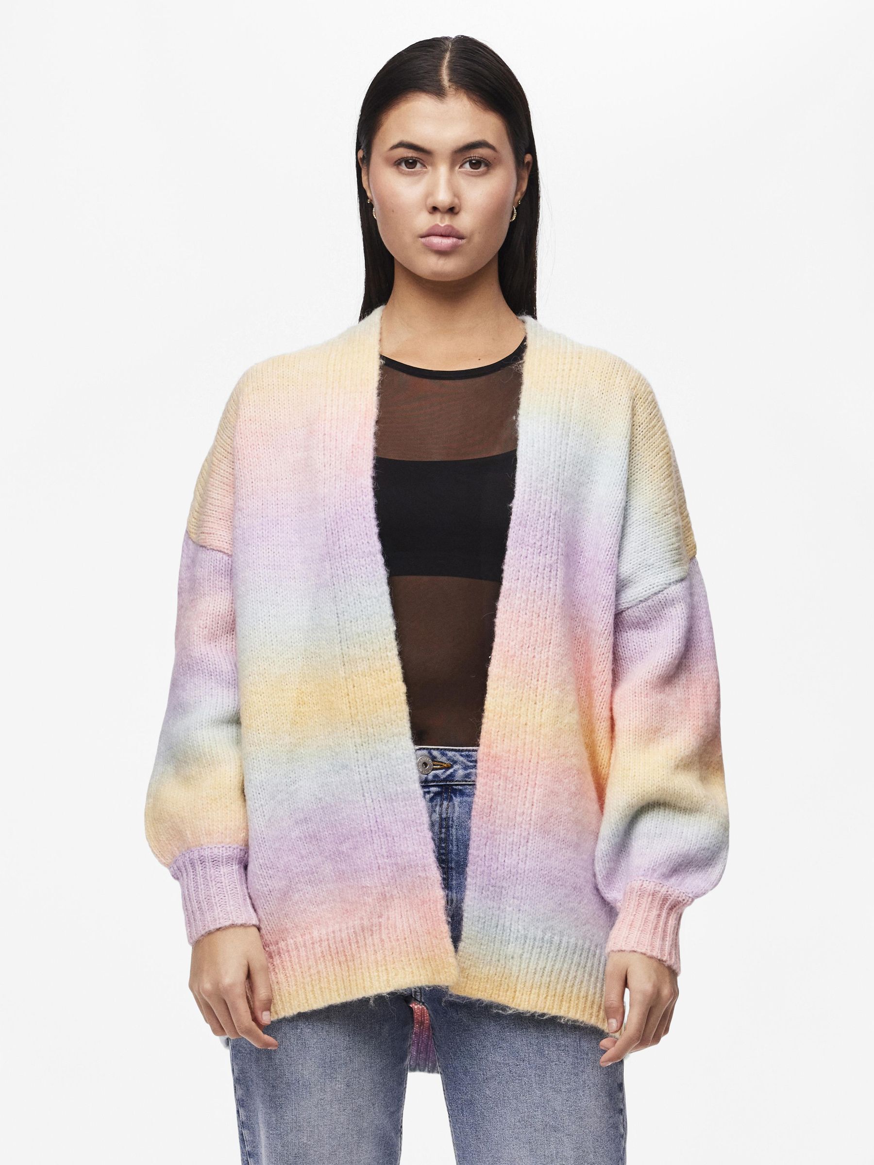 Oversized discount rainbow cardigan