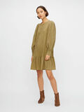 Pieces PCDIANA LONG SLEEVED DRESS, Taupe Gray, highres - 17114630_TaupeGray_857535_005.jpg