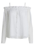 Pieces LANGÄRMELIGE OFF-SHOULDER BLUSE, Bright White, highres - 17089959_BrightWhite_001.jpg