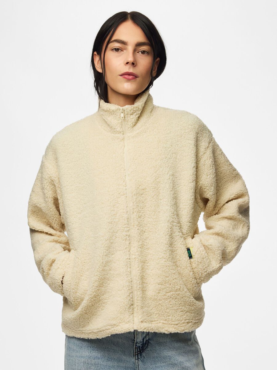Product carousel image 1 PCKATTY TEDDY HIGH-NECK  JACKET, Birch
