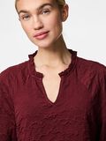 Pieces PCNALANI LONG SLEEVED BLOUSE, Tawny Port, highres - 17160337_TawnyPort_006.jpg