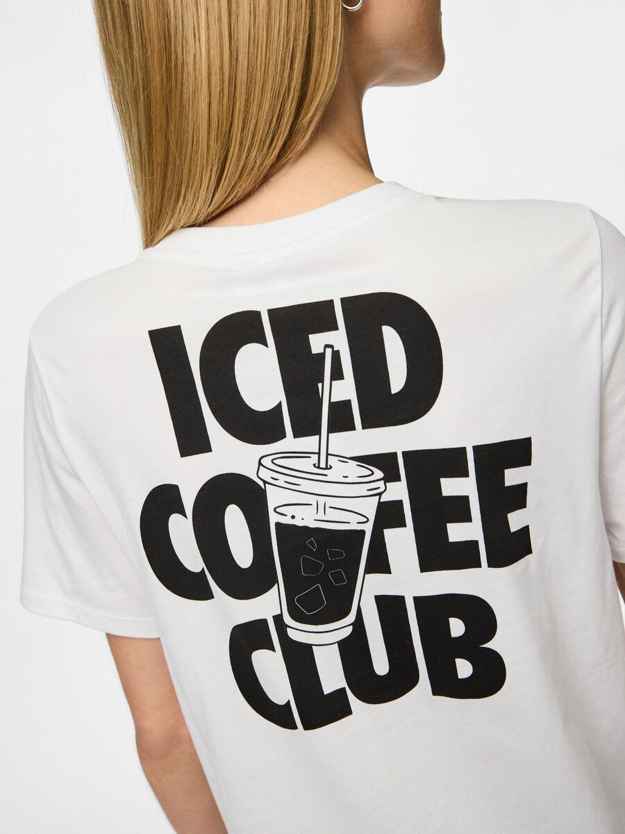 Pieces PCFAST T-SHIRT, Bright White, highres - 17164110_BrightWhite_1263086_006.jpg