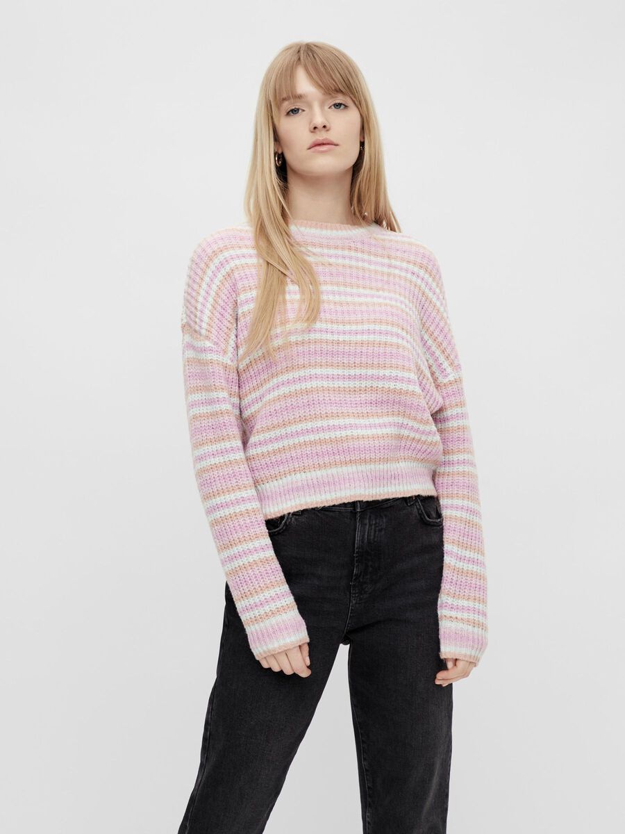 Pieces PULLOVER A MAGLIA, Fair Aqua, highres - 17110969_FairAqua_823029_003.jpg