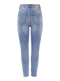 Pieces MID WAIST SLIM FIT JEANS, Light Blue Denim, highres - 17110205_LightBlueDenim_002.jpg