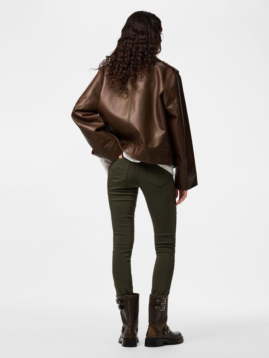 Carousel image - PCHIGHSKIN HW JEGGINGS, Forest Night | 2