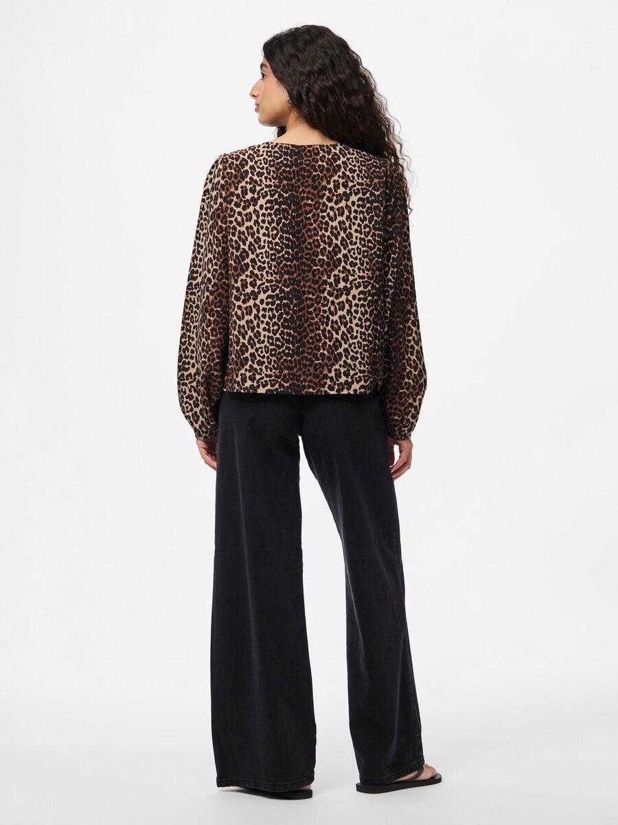 Pieces PCTIFFANY LONG SLEEVED TOP, Black, highres - 17158213_Black_1201653_004.jpg