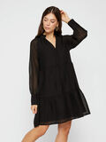 Pieces VOLANG SMOCK-KJOLE, Black, highres - 17106275_Black_003.jpg