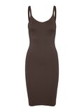 Product image thumbnail - PCBALLROOM SLIP DRESS, Hot Fudge | 1