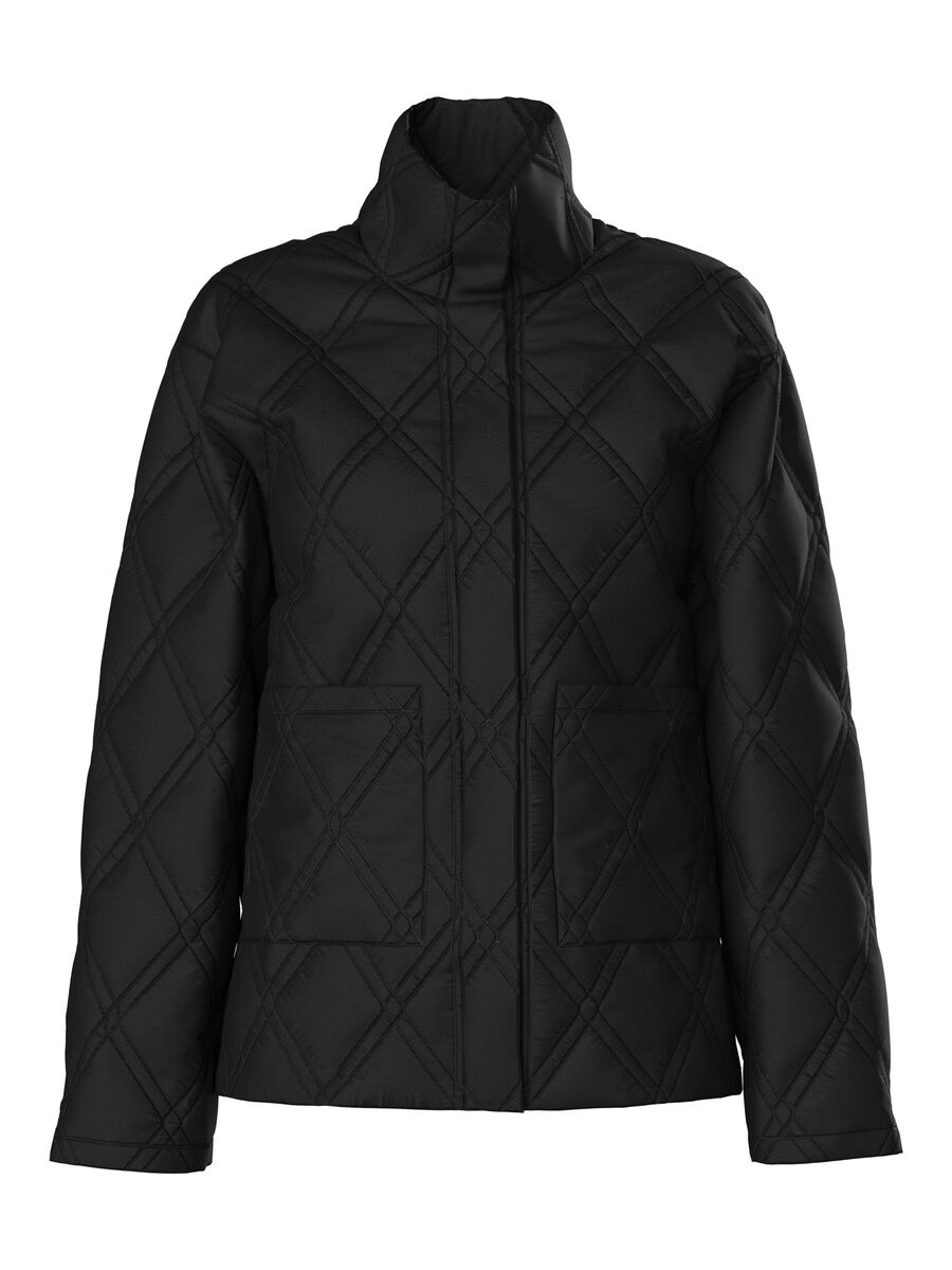Product carousel image - PCMISTA GEWATTEERDE JAS, Black | 1
