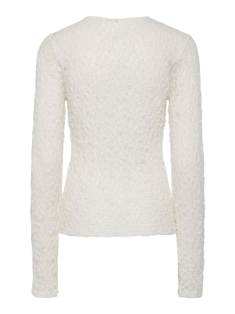 Product carousel image - PCHAZEL LONG SLEEVED TOP, Cloud Dancer | 2