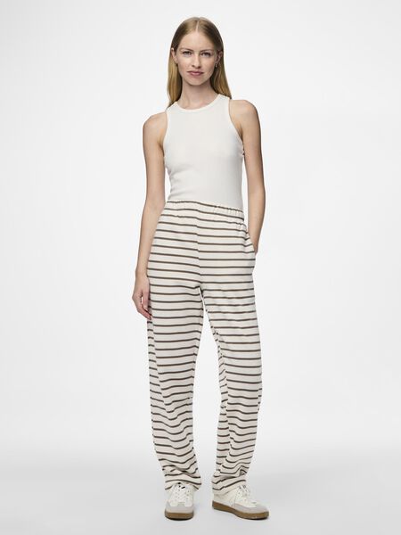 Pieces PCCHILLI HIGH WAISTED TROUSERS, Cloud Dancer, highres - 17156430_CloudDancer_1170389_005.jpg