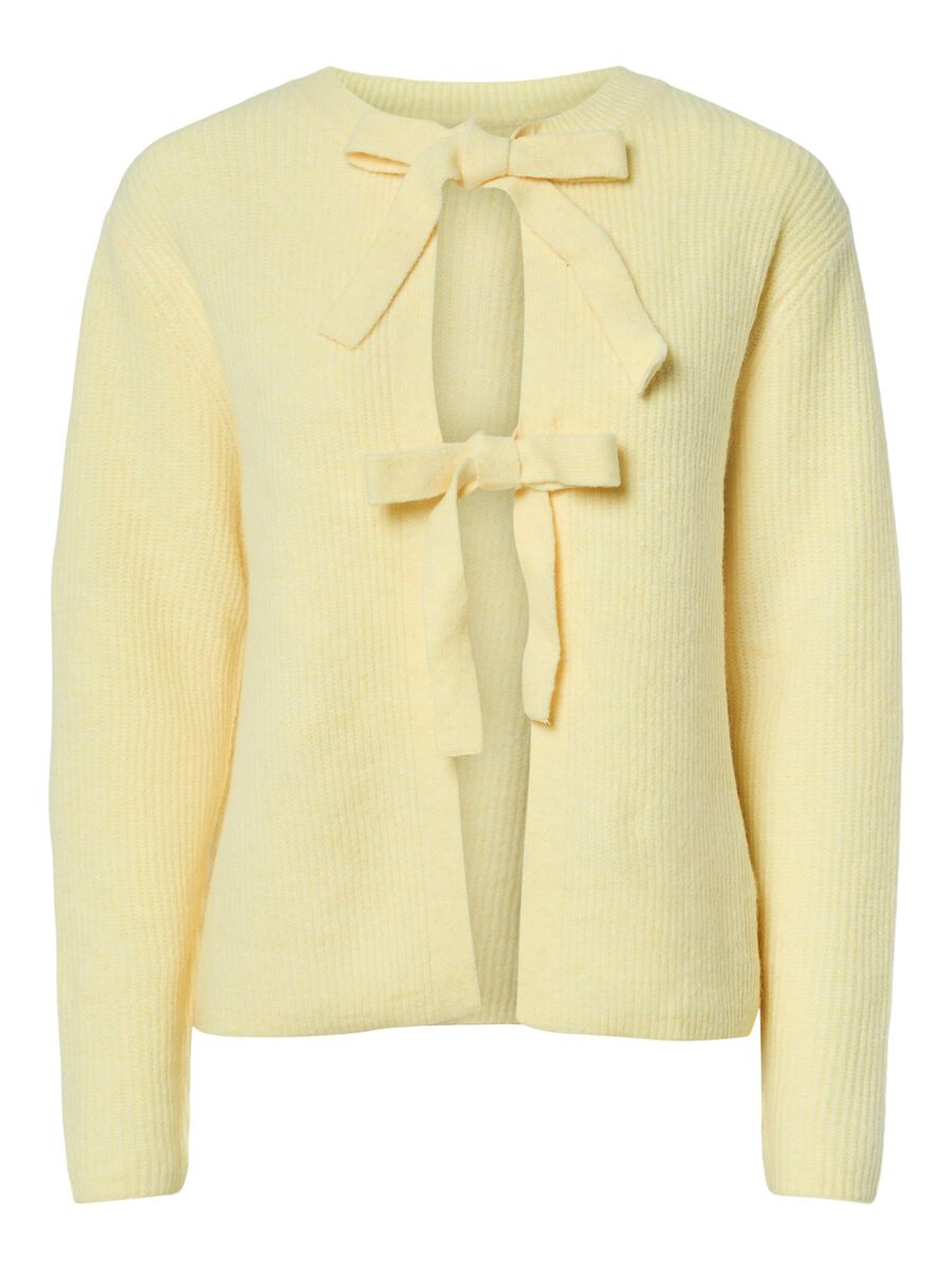 Product carousel image - PCSILLY TIE CARDIGAN, Pale Banana | 2