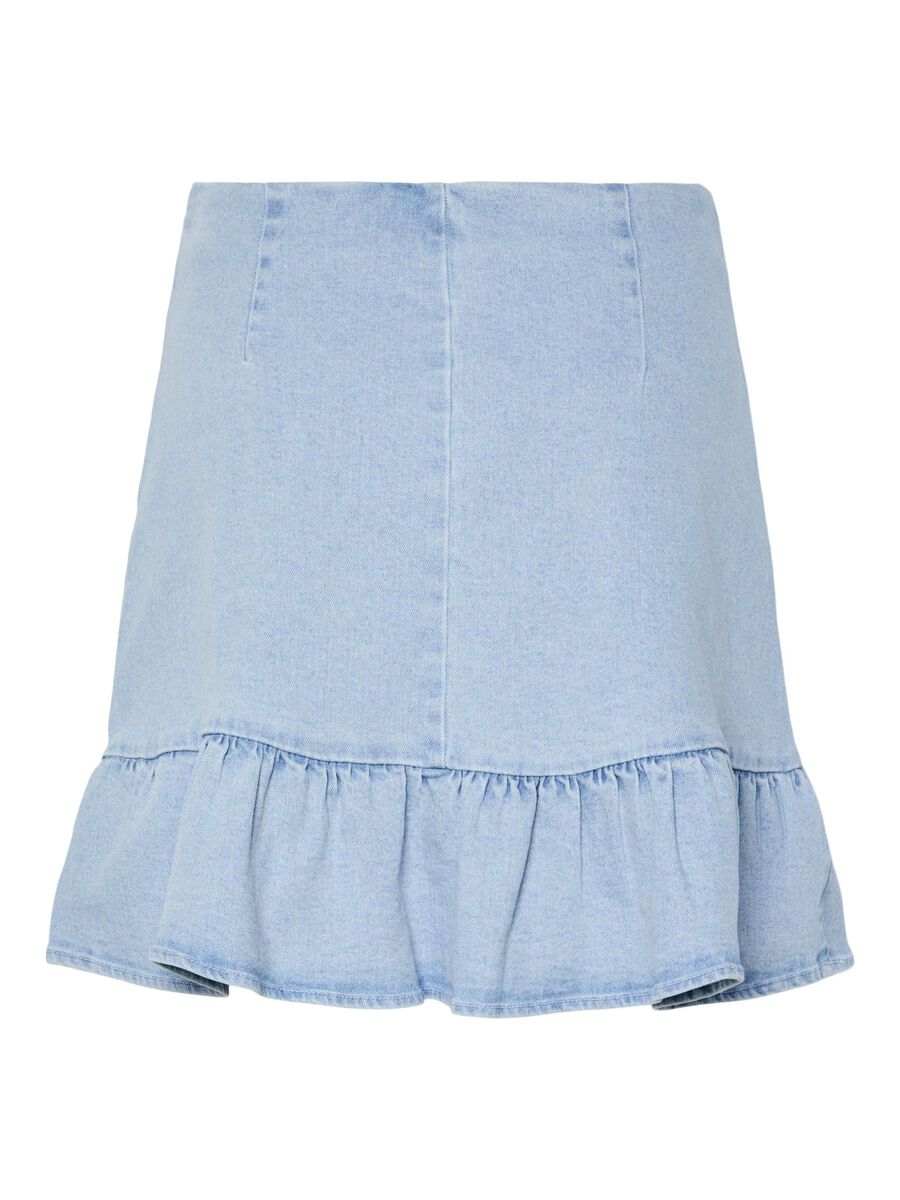Carousel image - PCMONICA MINISKJØRT, Light Blue Denim | 2