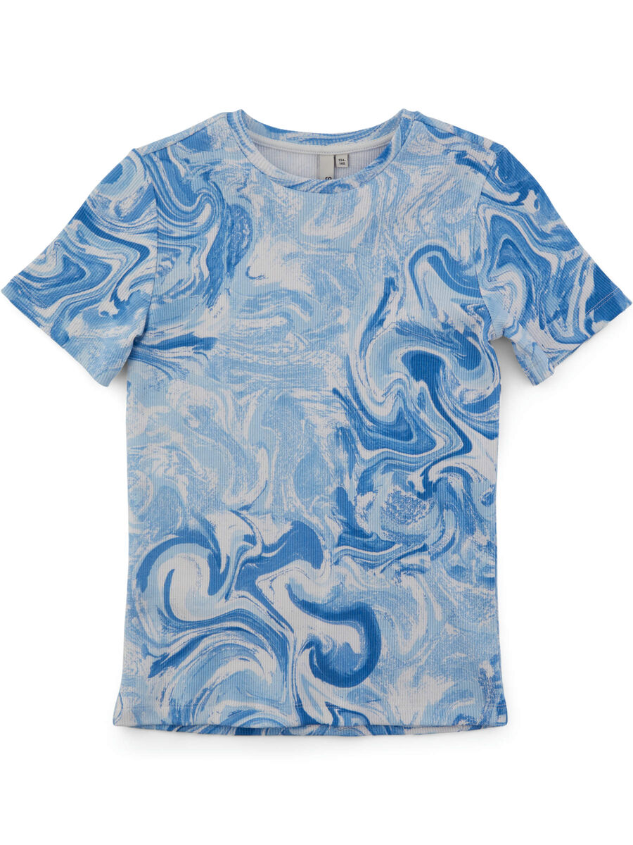 Pieces LPSERAFINA TOP MET KORTE MOUWEN, Granada Sky, highres - 17126696_GranadaSky_958527_001.jpg