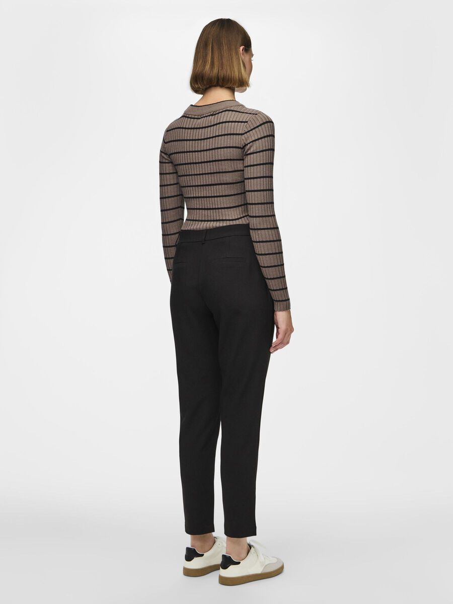 Pieces AJUSTÉ LONGUEUR CHEVILLE PANTALON, Black, highres - 17102256_Black_004.jpg