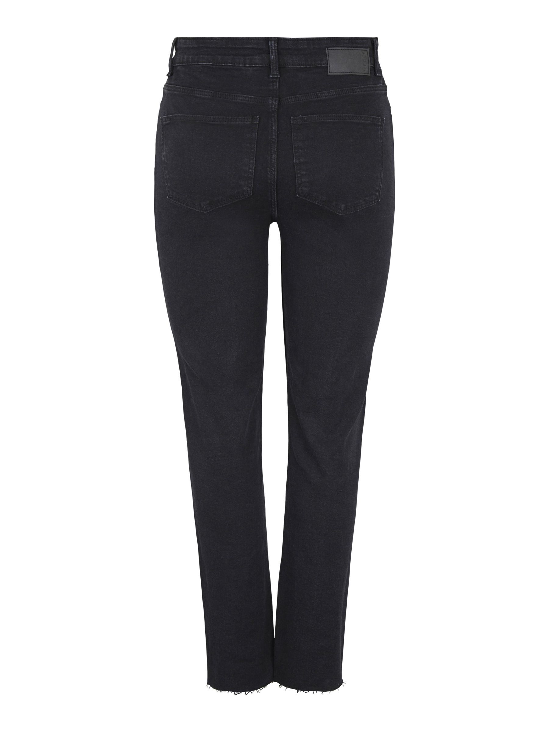 PCLUNA MW STRAIGHT FIT JEANS Black PIECES Austria
