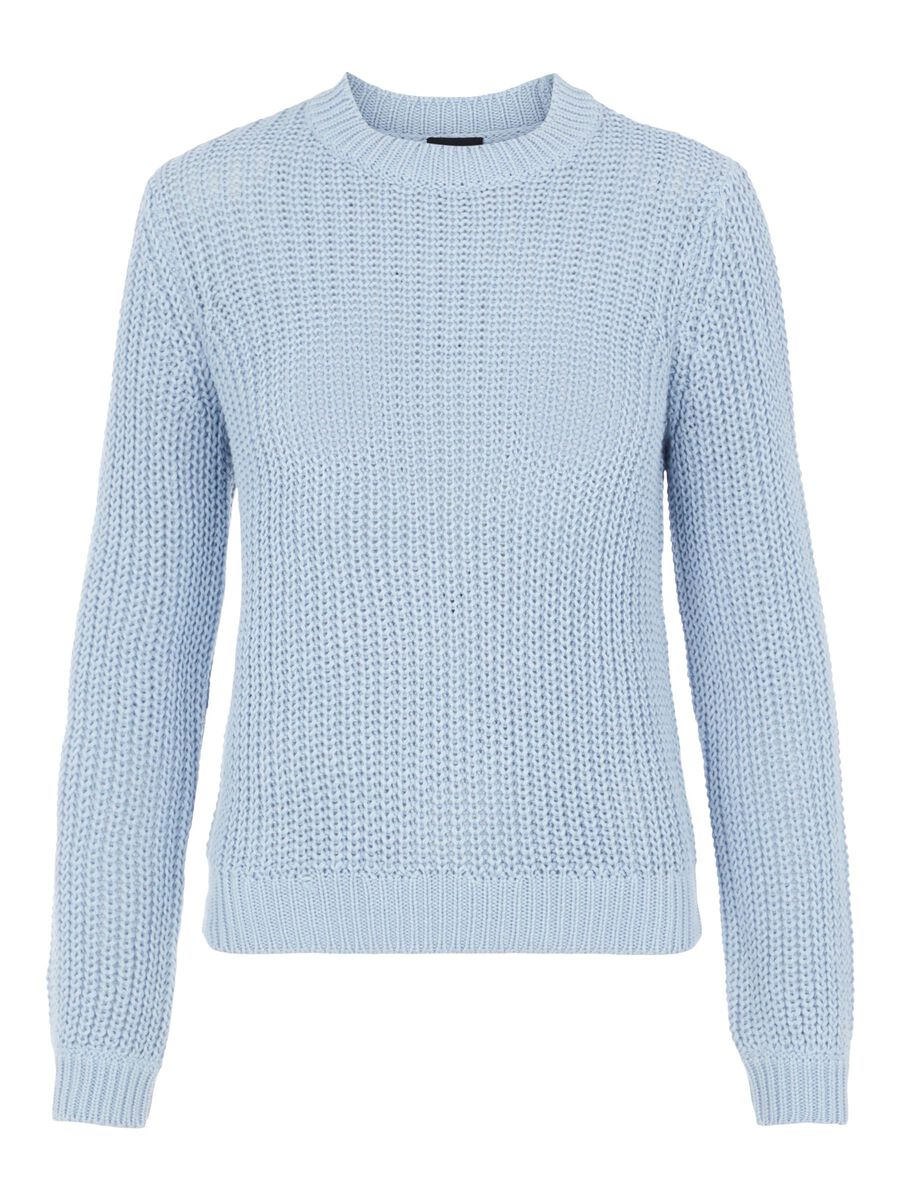 Pieces PCPETULA KNITTED PULLOVER, Kentucky Blue, highres - 17110766_KentuckyBlue_001.jpg