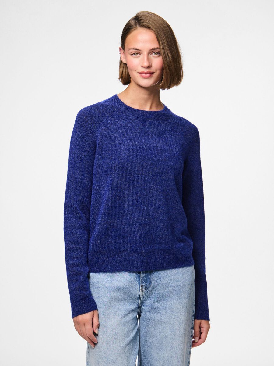 Product carousel image - PCJULIANA KNITTED PULLOVER, Bluing | 1