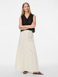 Pieces PCSIKKA HW COTTON MAXI SKIRT, Cloud Dancer, highres - 17152628_CloudDancer_007.jpg