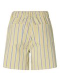 Product image thumbnail - PCBILLO MW TIE  DENIM SHORTS, French Vanilla | 8