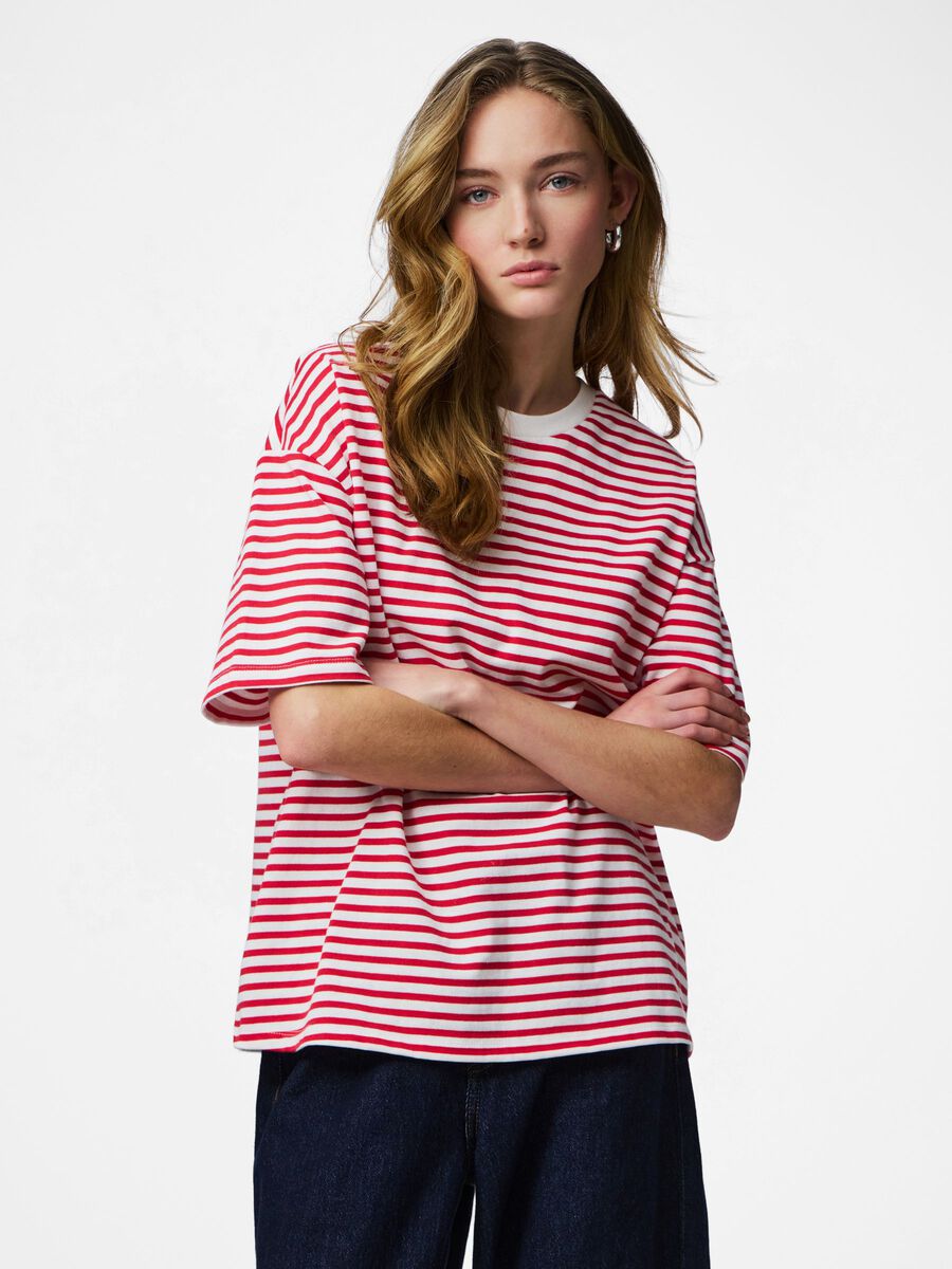 Product carousel image - PCSADIE 2/4 T-SHIRT, Cloud Dancer | 1