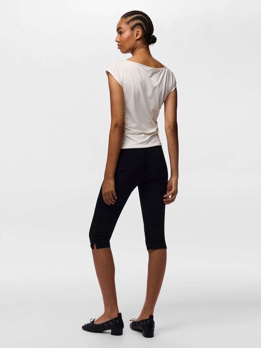 Carousel image 2 PCMELLY BOATNECK  TOP, Coconut Milk