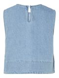 Pieces PCFLORA ÄRMELLOSES DENIM OBERTEIL, Light Blue Denim, highres - 17158369_LightBlueDenim_002.jpg