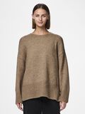 Pieces PCNANCY KNITTED PULLOVER, Fossil, highres - 17139846_Fossil_003.jpg