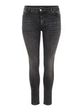 Pieces PCDELLY MW SKINNY JEANS, Dark Grey Denim, highres - 17114177_DarkGreyDenim_001.jpg