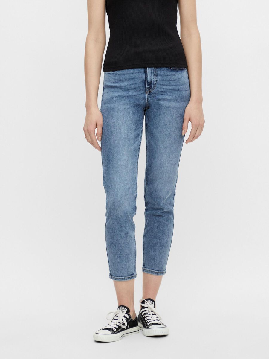 Pieces TAILLE MI-HAUTE JEAN SLIM, Light Blue Denim, highres - 17110205_LightBlueDenim_003.jpg