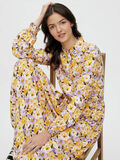 Pieces IMPRIMÉ FLORAL ROBE MI-LONGUE, Banana, highres - 17118430_Banana_893613_008.jpg