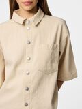 Pieces PCMILLA JEANSHEMD, Beige Denim, highres - 17161908_BeigeDenim_006.jpg