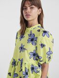 Pieces PCSUNNY SHORT SLEEVED BLOUSE, Neon Yellow, highres - 17143570_NeonYellow_1064900_006.jpg