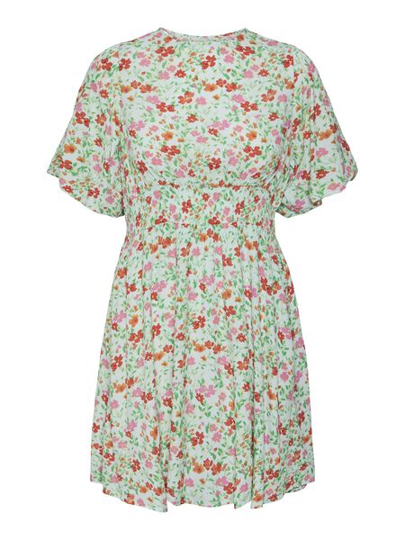 Pieces PCKORINE ROBE À MANCHES BOUFFANTES, Fair Aqua, highres - 17137962_FairAqua_1028723_001.jpg