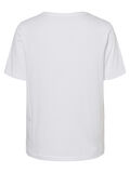 Pieces ROUND NECKED T-SHIRT, Bright White, highres - 17095810_BrightWhite_679926_002.jpg