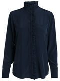 Pieces HIGH NECK DOTTED SHIRT, Navy Blazer, highres - 17091492_NavyBlazer_001.jpg