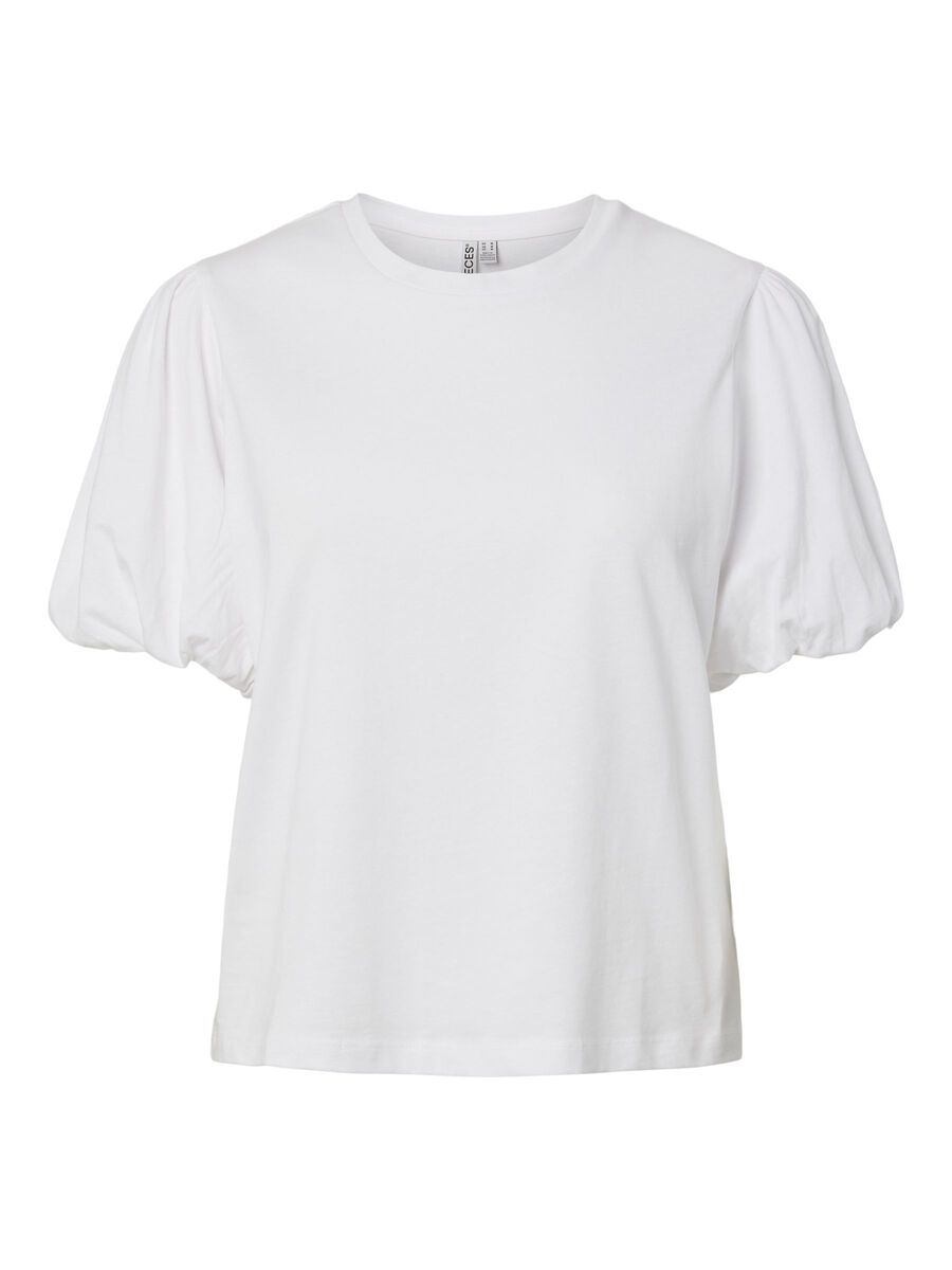 Carousel image - PCPERNILLA PUFF T-SHIRT, Bright White | 5