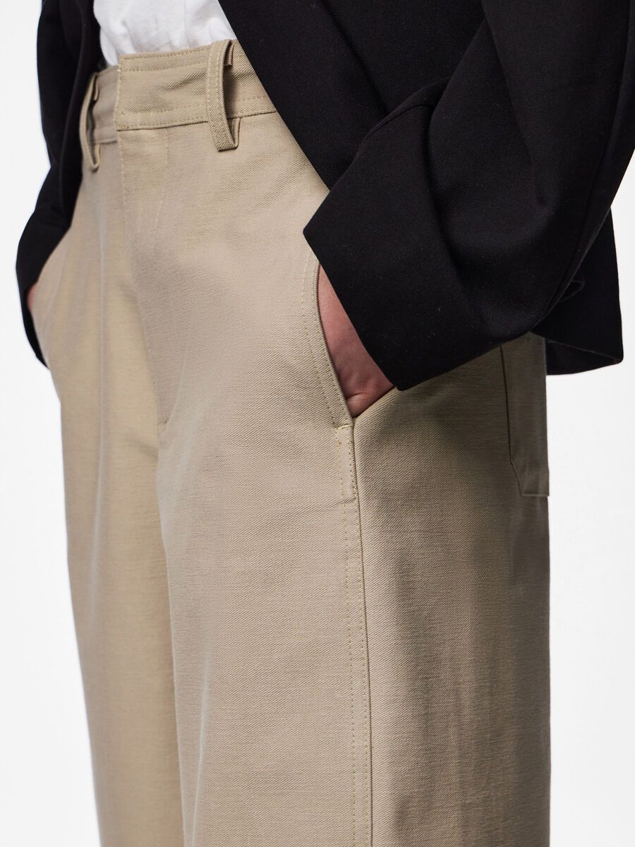 Carousel image - PCRIKKE BARREL TROUSERS, Trench Coat | 4