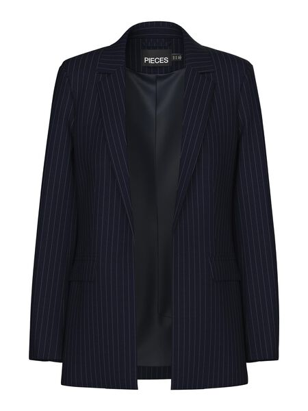 Acheter blazer croisé à rayures verticales noir femmes: choisir blazers