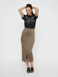 Pieces CHECKED MAXI SKIRT, Warm Sand, highres - 17099067_WarmSand_719543_005.jpg