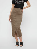 Pieces CHECKED MAXI SKIRT, Warm Sand, highres - 17099067_WarmSand_719543_003.jpg