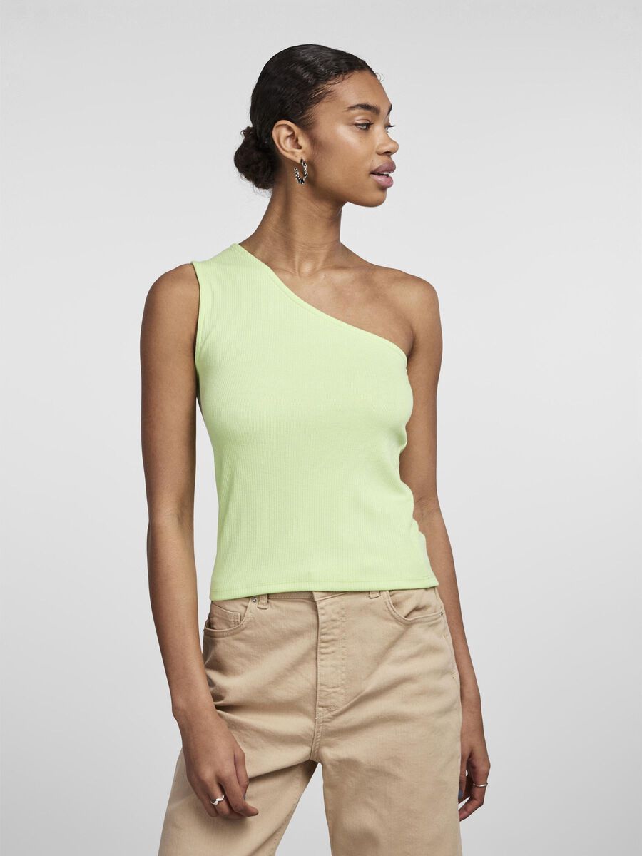 Pieces PCLUCCA SLEEVELESS TOP, Paradise Green, highres - 17142932_ParadiseGreen_003.jpg