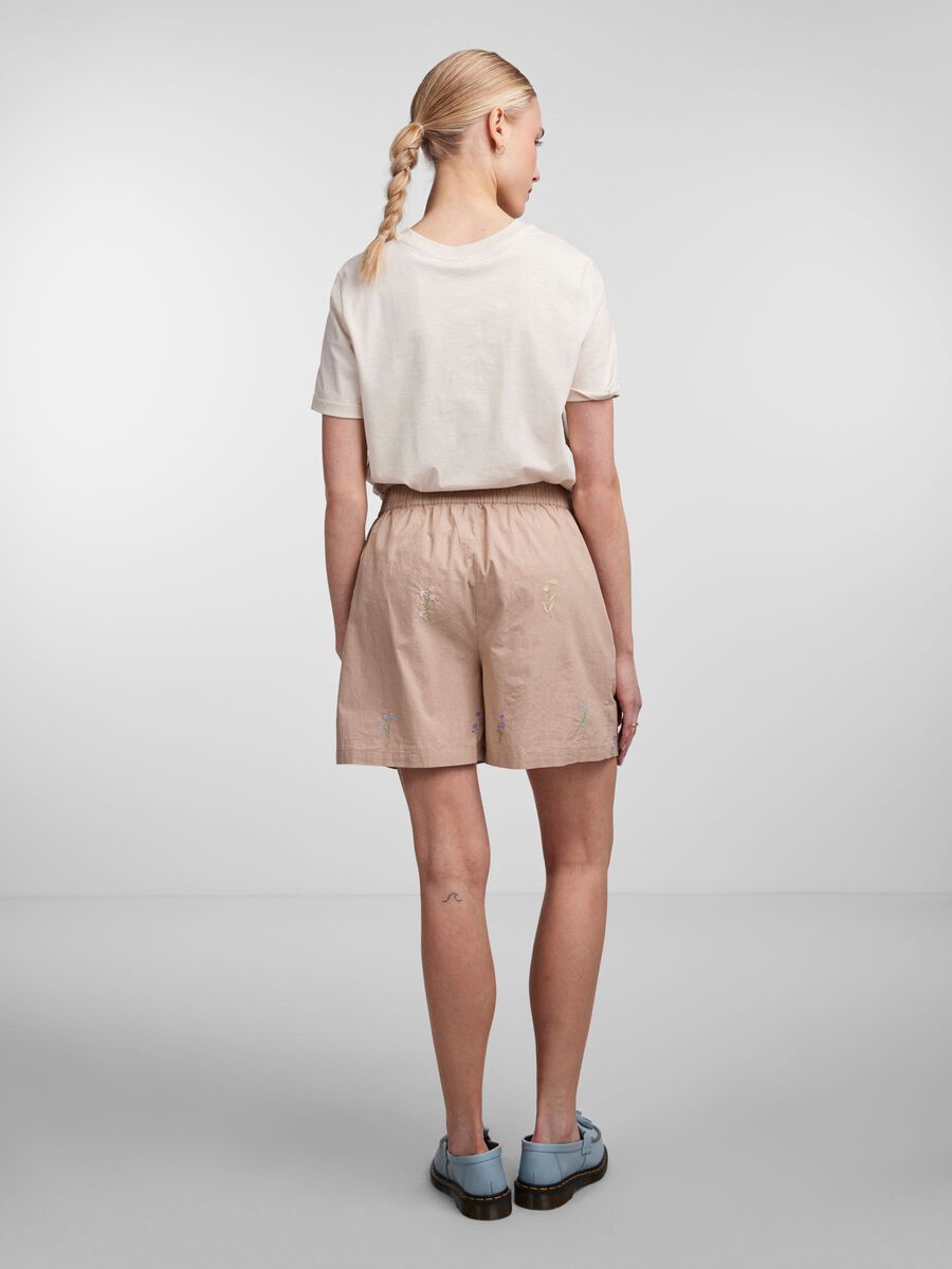 Pieces PCJUNI HIGH WAISTED SHORTS, Nomad, highres - 17145133_Nomad_1072109_004.jpg