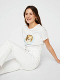 Pieces ANGEL PRINT COTTON T-SHIRT, Bright White, highres - 17104196_BrightWhite_765874_008.jpg