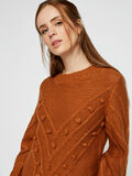 Pieces BOBBLE TEXTURE JUMPER, Mocha Bisque, highres - 17104165_MochaBisque_006.jpg